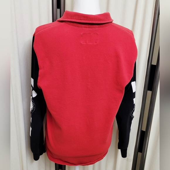 Bad Mulligan Red and Black Long Sleeve Golf Shirt | Size Small - Picture 3 of 7